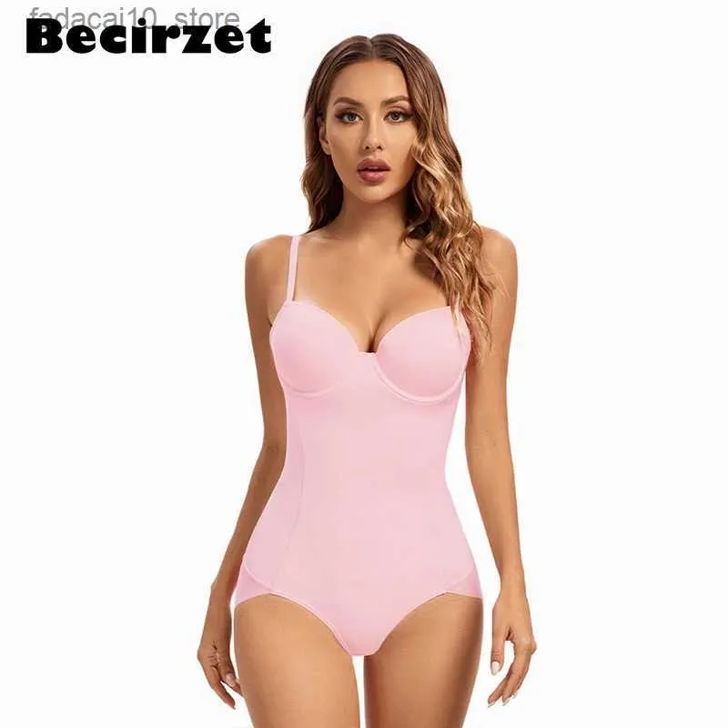 Waist Tummy Shaper Slimming Underwear Bodysuits Shapewear Women Body Shapewear Push Up Underwire Bodys Waist Modeling Straps Q240110