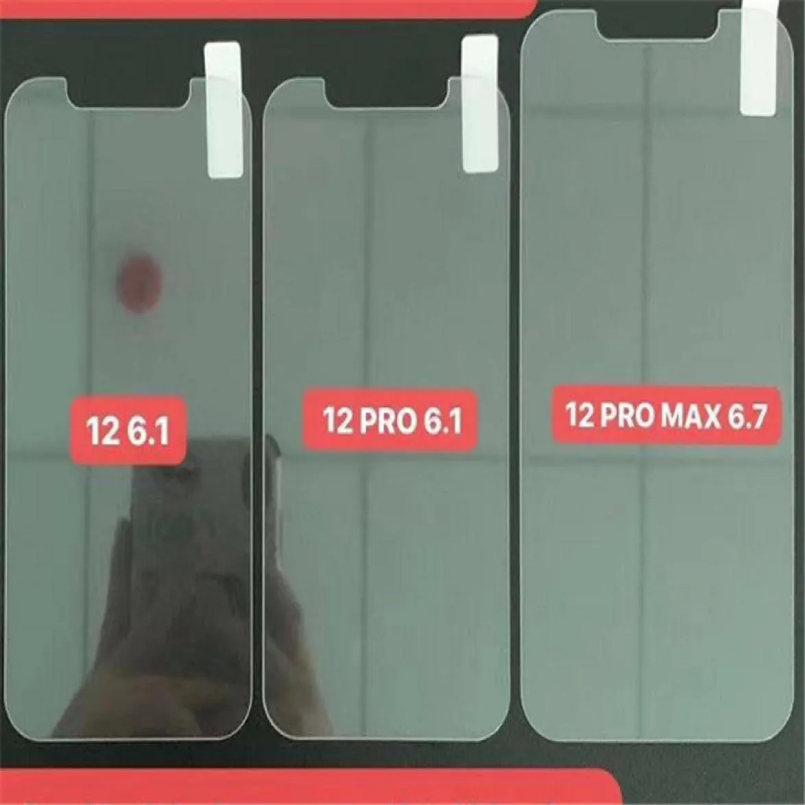 Hel härdad glasskärmfilm för iPhone SE 2020 11 Pro X XR XS Max Clear Screen Protector 25d 9h Protective9518970