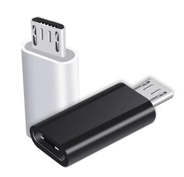 TypeC till Micro USB -adapterkontakt OTG -adaptrar för Samsung HTC Android -telefon surfplatta PC1881087