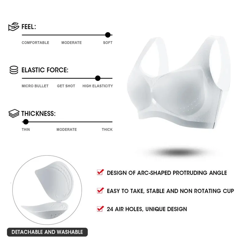 Bras for Women Seamless Wireless Ultra Thin Bra Breathable Sleep