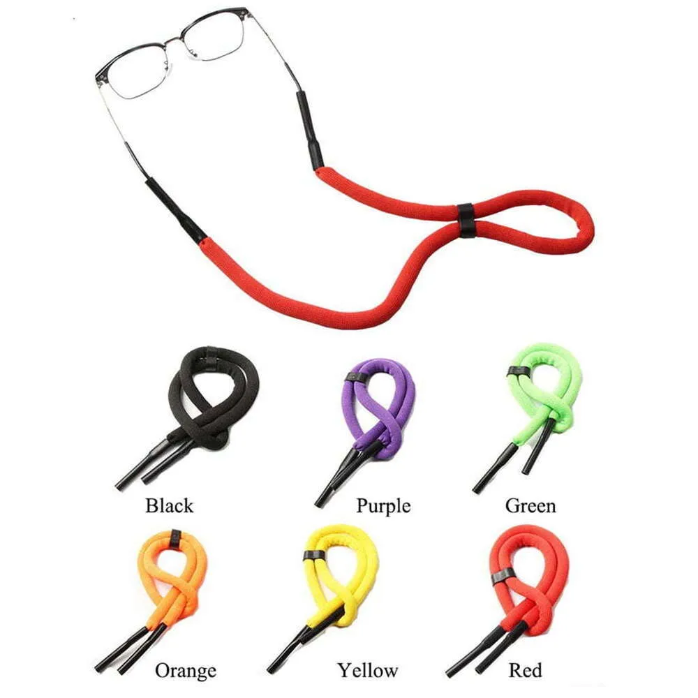 Sangle de lunettes de plongée, porte-lunettes de soleil, lanière de lunettes, chaîne pour hommes et femmes, cordon de retenue réglable pour lunettes, 6 couleurs