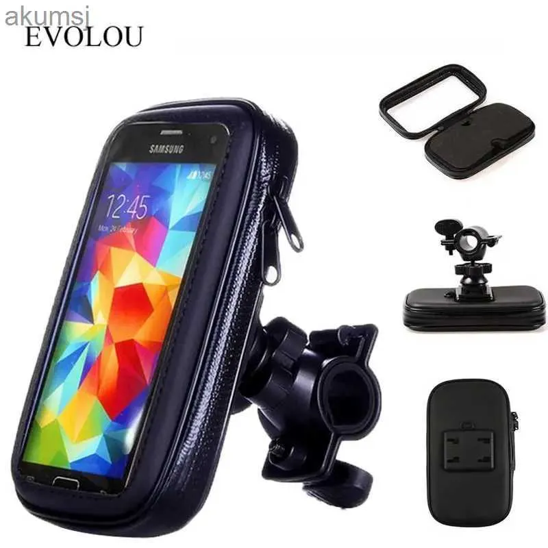 Mobiltelefonmonteringshållare Motorcykeltelefoninnehavare för 15 Pro Max 14 Plus Stand Waterproof Case Mobile Support Holder för 13 12 XS XR 8 7 YQ240110