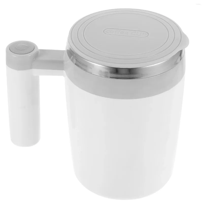 Verres à vin, tasse à mélange automatique, café, mélangeur automatique, tasse magnétique en acier inoxydable avec couvercle