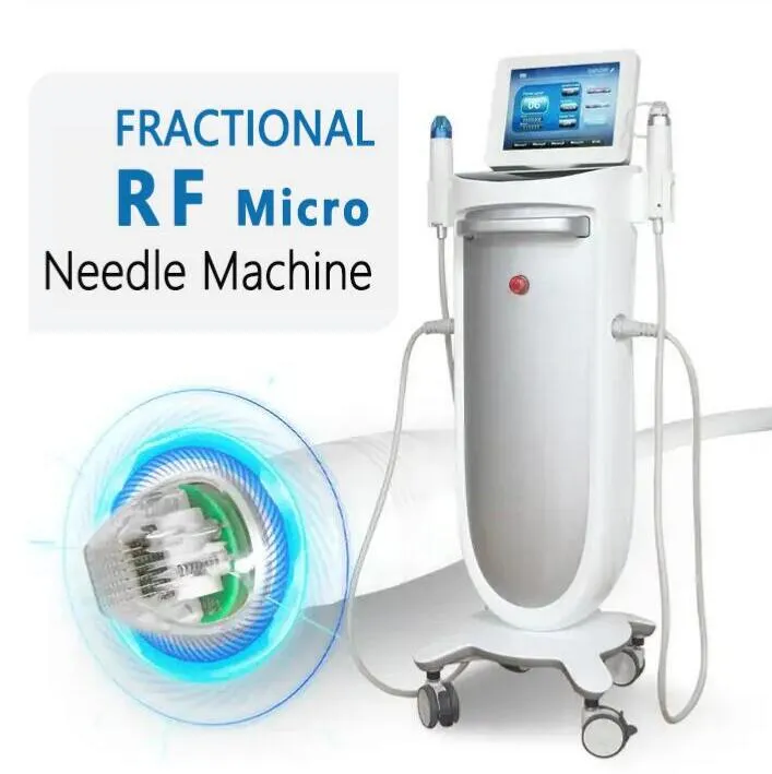 Résultat direct 2 en 1 Machine à micro-aiguilles RF fractionnée Pigment Scar Acné Rides Stretch Enlèvement Rf Microneedling Lifting de la peau Rajeunissement de la peau Machine de beauté