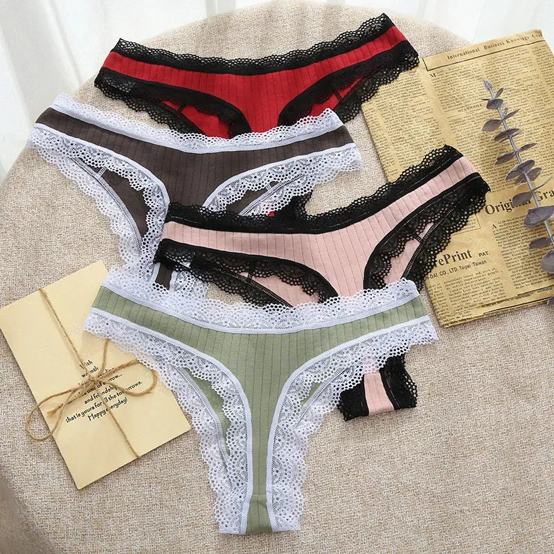 3PC Sexy Damen-Unterwäsche, Spitze, atmungsaktiv, Tanga-Unterwäsche, Damen-T-Rücken, verführerisch, niedrig tailliert, heiße Damen-Unterwäsche, transparent, G-Ausschnitt, 230110