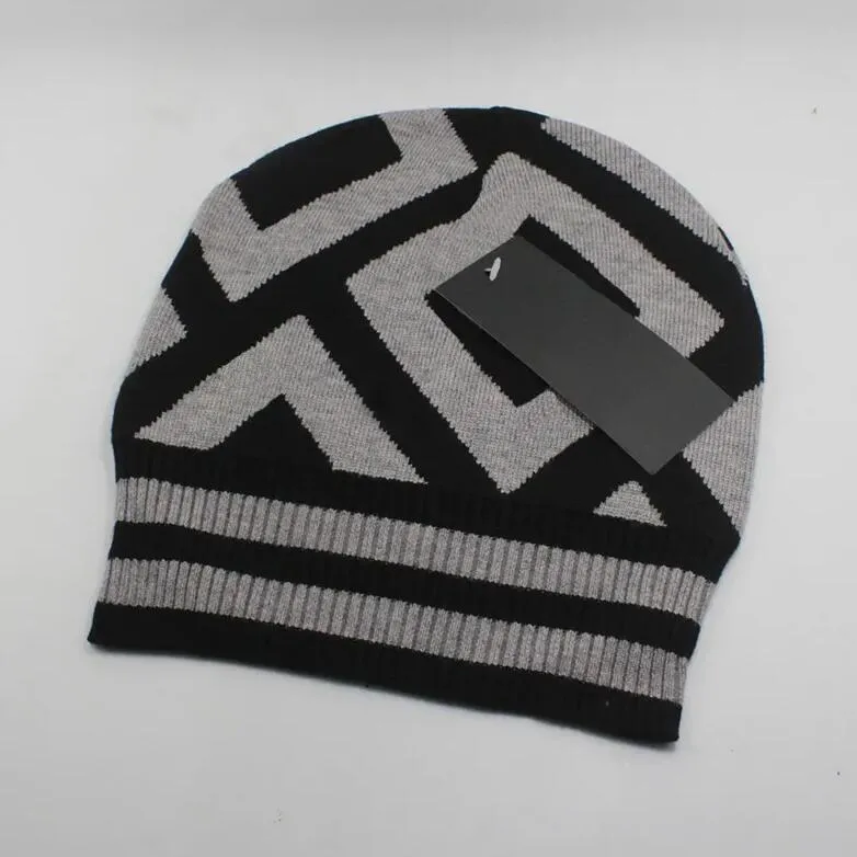 Moda chapéu beanie crânio bonés designer de malha chapéus ins popular canadá chapéu de inverno clássico carta ganso impressão 20 cores