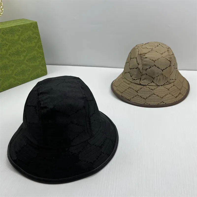 Heren Dames Ontwerpers Emmerhoeden Volledige Letter G Pet Luxe Fedora Passende Zonnehoed Brede Rand Hoeden Mode Vissershoeden Unisex Schipperpet GB2401104BF