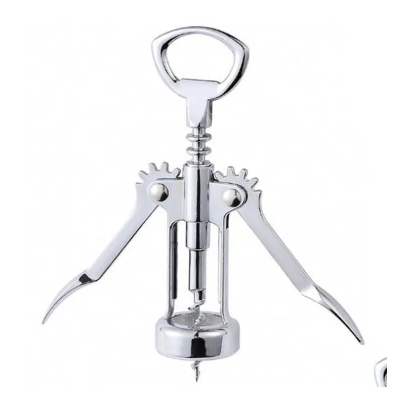 Openers Professional Pressure Corkscrew Red Wine Opener Bar Accessories Champagne Grape Stainless Steel Bottle Sn2119 Drop Delivery Dh3Ns