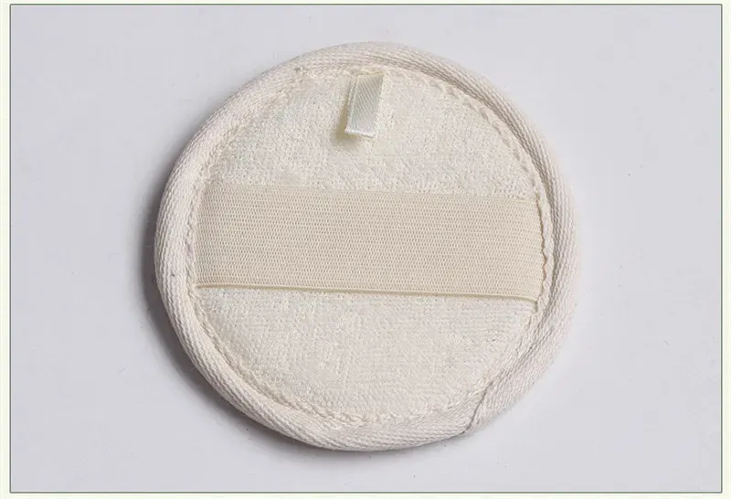 8cm Round Shaped Natural Loofah Pad Exfoliating Face Sponge Remove the Dead Skin Spa Massage Loofah Sponge Bath Sponge