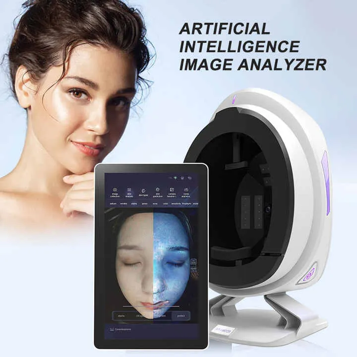 Machine portative intelligente d'analyseur de peau d'analyseur Facial 3d Machine de visage d'analyseur de détecteur de peau pour le Salon de beauté