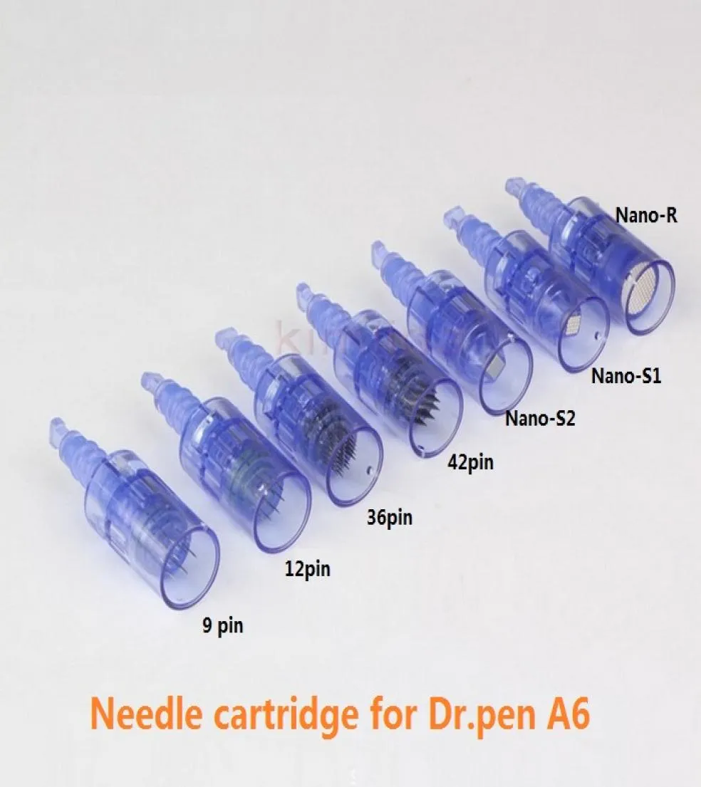 25pcslot Needle Cartridge For 9123642pin nano pin derma pen tips Rechargeable wireless Derma Dr Pen ULTIMA A6 needle cartridg6991963