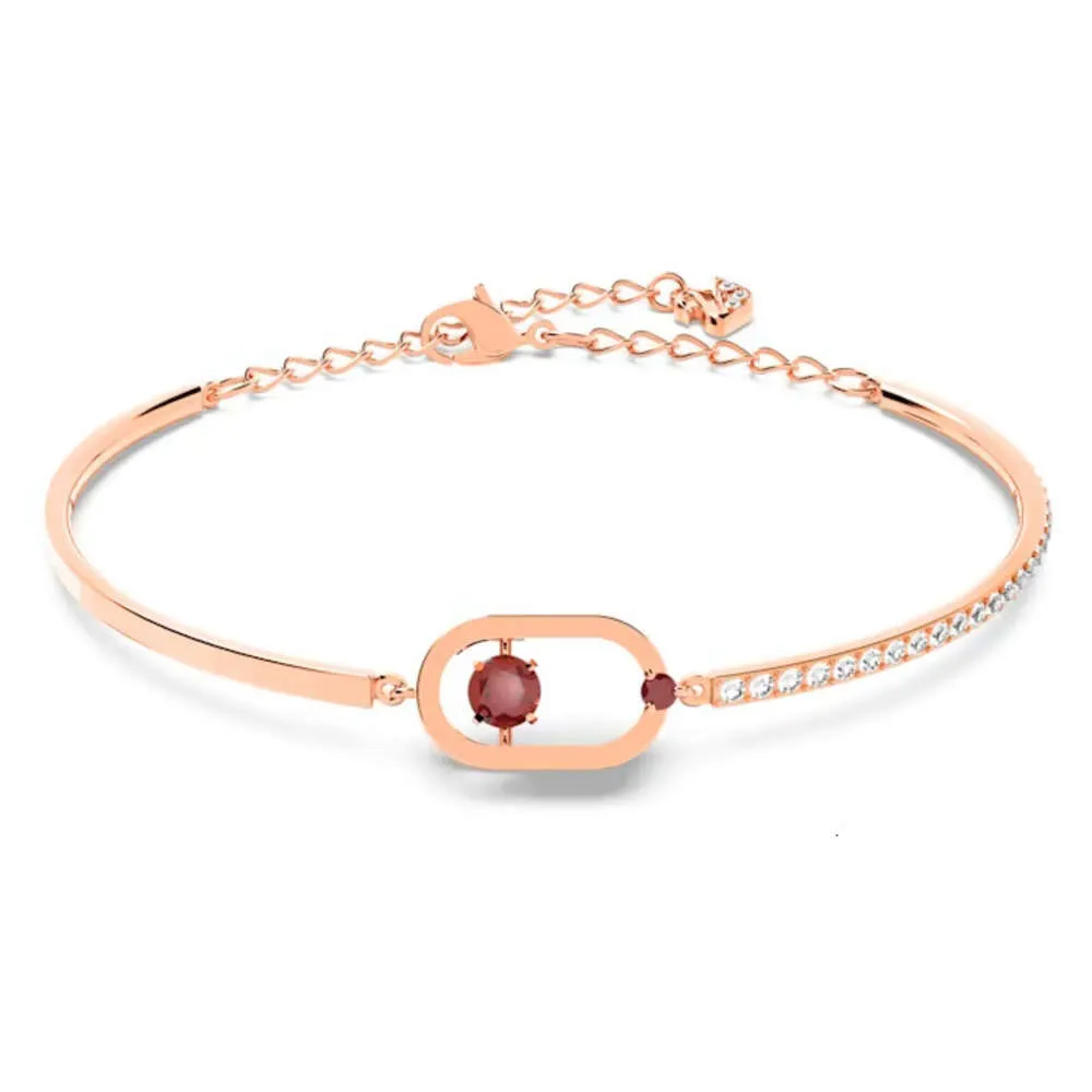 Bracciale Swarovskis Bracciale Domande Bracciale di moda per il battito ovale di alta qualità per donne che usano un braccialetto dinamico di cristalli elementi per le donne