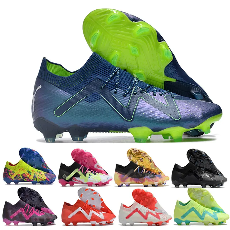 Cleats Men Soccer Shoes Future Ultimate FG Supercharged Blue Eclipse Pursuit Fast Yellow White Ultra Orange Creativity Team Violet Sports Shoes Football Boots