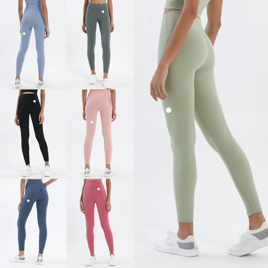 2024 Yoga Leggings taille haute Designer Lululemens femmes tenue de sport Legging classique élastique Fitness dame vêtements d'extérieur