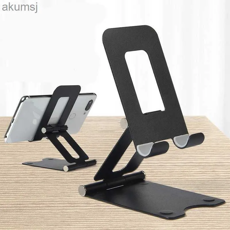 Mobiltelefonmonterhållare Aluminiumlegering Desktop Tablett Holder Table Foldbar Förläng Support Desk Mobiltelefon Holder Stand för justerbar YQ240110
