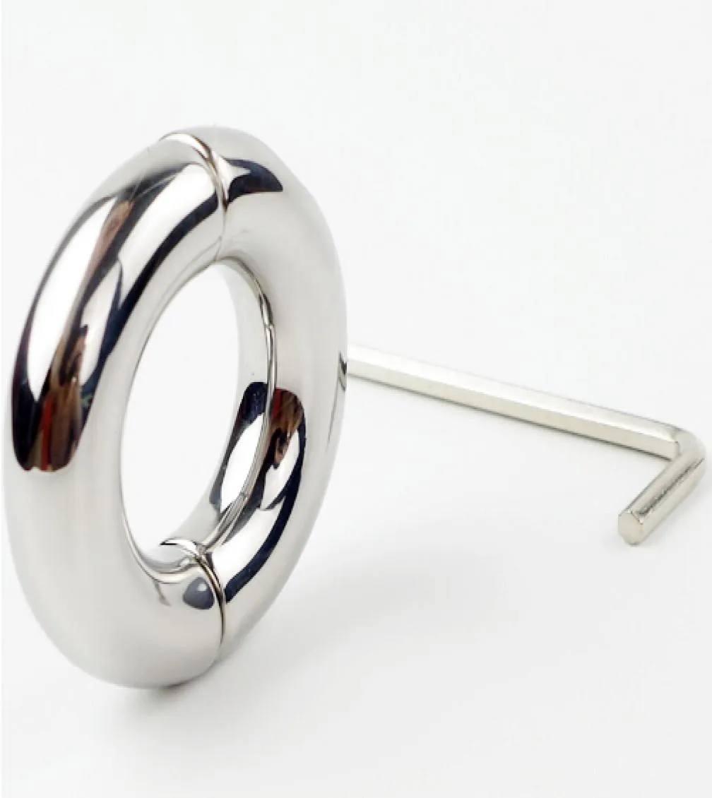 Stainless Steel Penis Cock Ring Glans Penis Stretch Sex Ring Ball Stretcher Sex Toys for Men Delay Ejaculation8238872