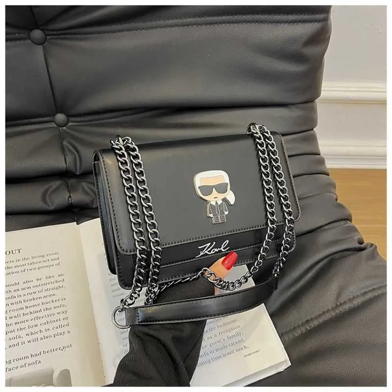 バッグ 00s Karl Lagerfeld body bag studs bk Y2K バッグ Lagerfeld studs bk Karl 00s body bag Y2K