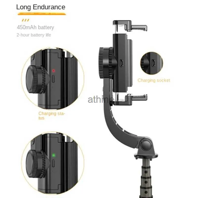 Selfie Monopods New Gimbal Stabilizer Gimbal Stabilizer With Fill Light