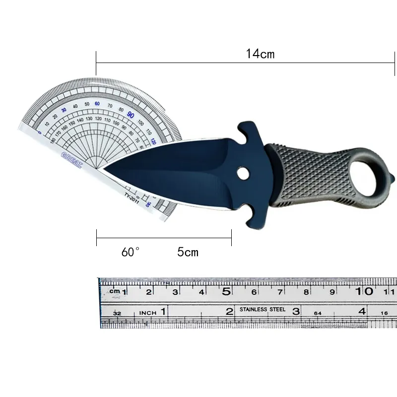 Kniv självförsvar utomhus överlevnad Kniv skarp hög hårdhet Fält överlevnad taktik bär rak knivblad utsökt och kompakt, kan hänga nacken