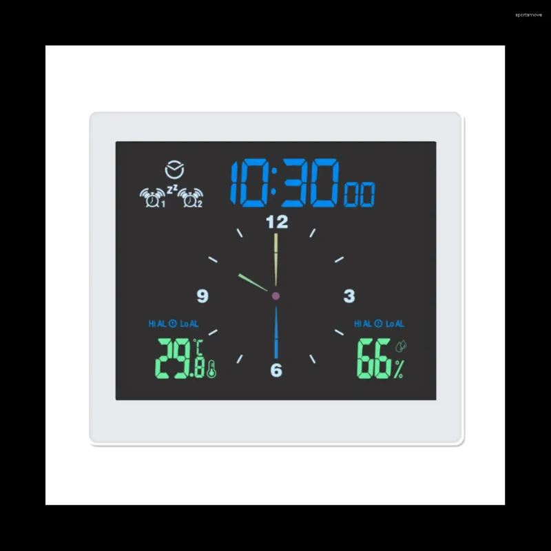 Orologi da parete Orologio da bagno impermeabile Orologio da doccia Timer elettronico digitale Cucina Bagno Tempo Bianco