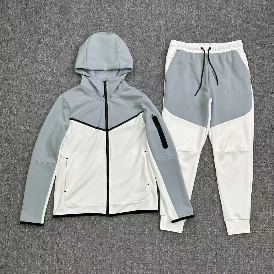 tech fleece joggers men Sportswear Suit High Street Towel Embroidery Pullovers Fleece Womens Two Piece Pair Loose Running Tracksuit Hoodied sweatshirts