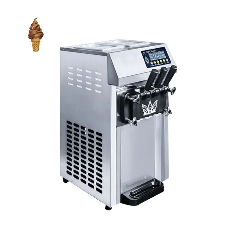 Hard Soft Mini Desktop 3 Smak Ice Cream Maker Commercial Use Home Soft Ice Cream Machine