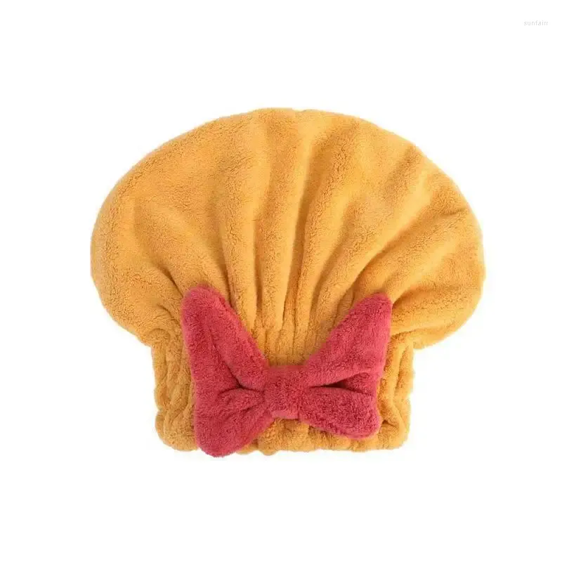 Baotou – bonnet pour cheveux secs, avec nœud de serviette, Super absorbant, séchage rapide, épais, Extra-épais, Bandana sans perte