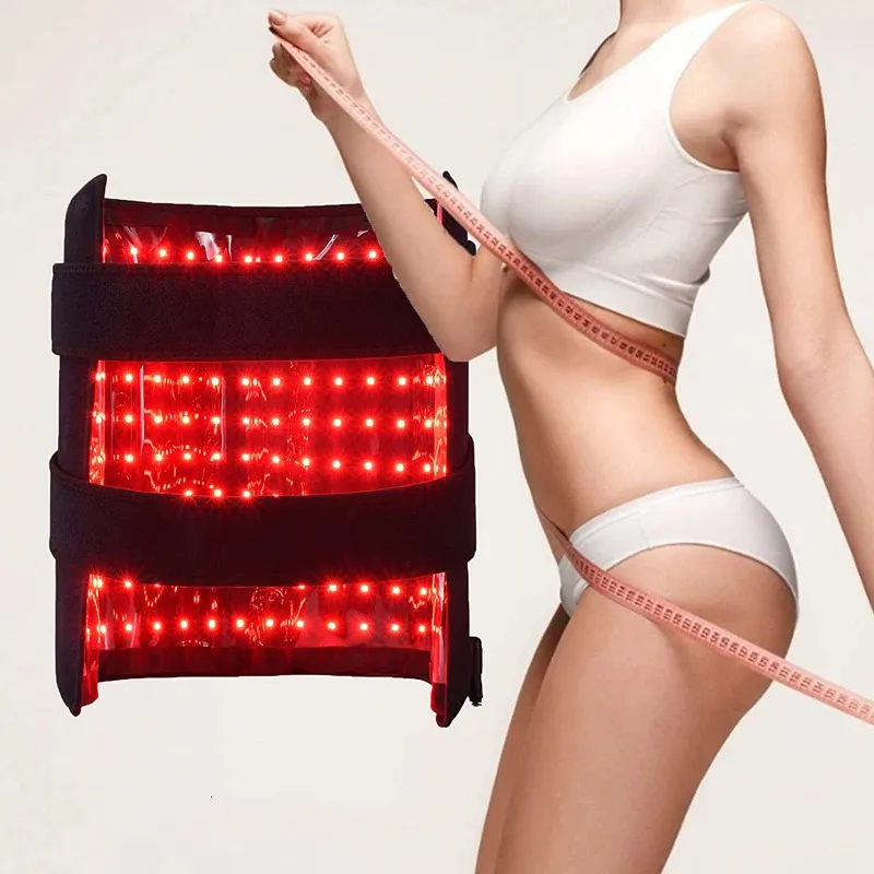 Grande taille 210 LED 660nm et 850nm coussin de thérapie par la lumière rouge chauffage infrarouge minceur enveloppement pour soulager la douleur musculaire combustion des graisses 240111