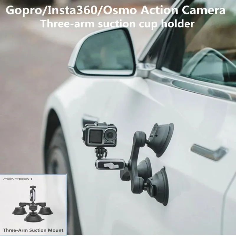 三脚Insta360 1つのRS吸引カップスタンドスポーツカメラマウントカートリポード吸引カップGoPro 11 10/DJIアクション3ブラケットアクセサリー