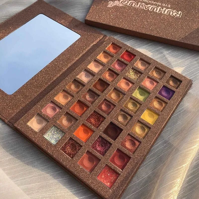 2024 newst Paleta de sombras de 40 cores Utopia Queen Earth Pearl Shimmer Matte Glossy Multi-Color Palette