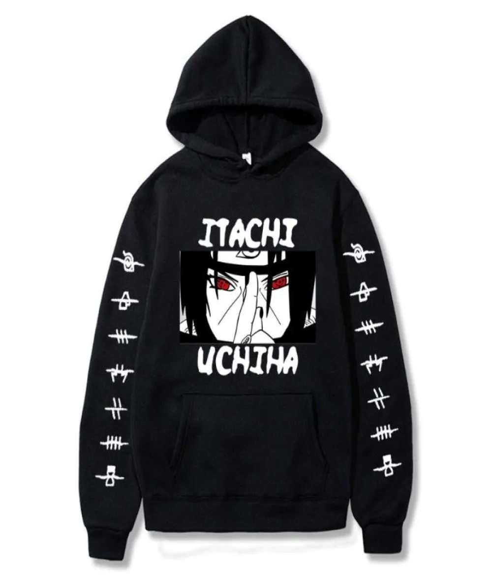 Men039s Bluzy Bluzy HARAJUKU MANGA BUDA MENWOMEN JANPANESE Anime Streetwear Ubrania Uchiha Itachi 2074822