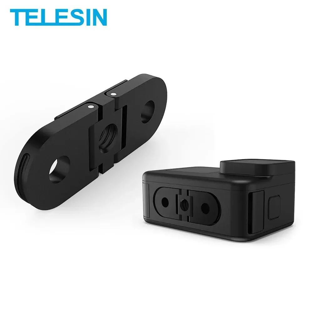 Einbeinstative TELESIN 1/4'' Schraube Stativ Kopf Mount Adapter Für GoPro Hero 10 9 Hero 8 GoPro Max Halterung Basis für action Kamera Stativ Einbeinstativ