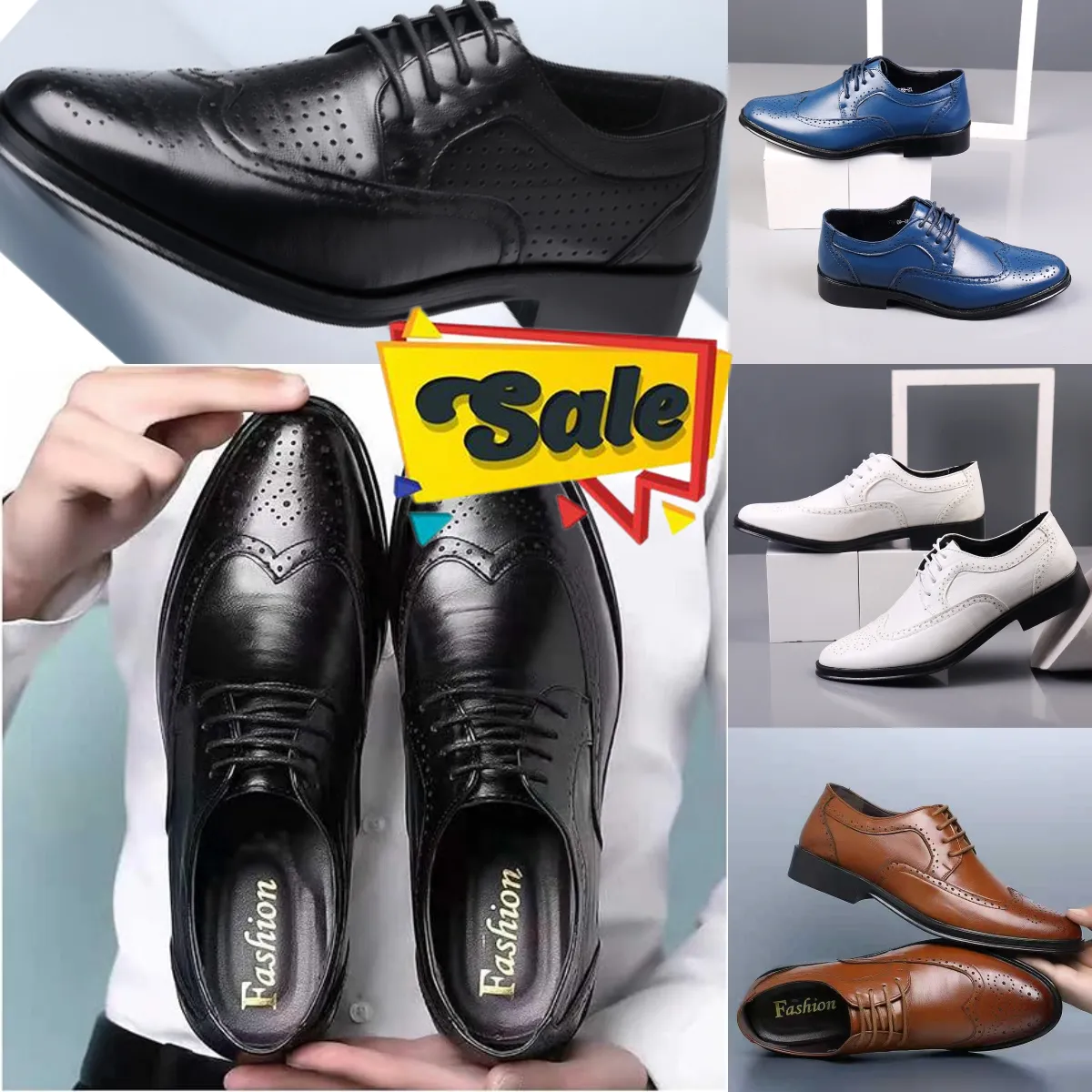 Hot quality Comfort Business Leather Shoes Men Formal Leather Men Shoes Simple Designer Loafers Shoes Men Flats Wedding size38-47