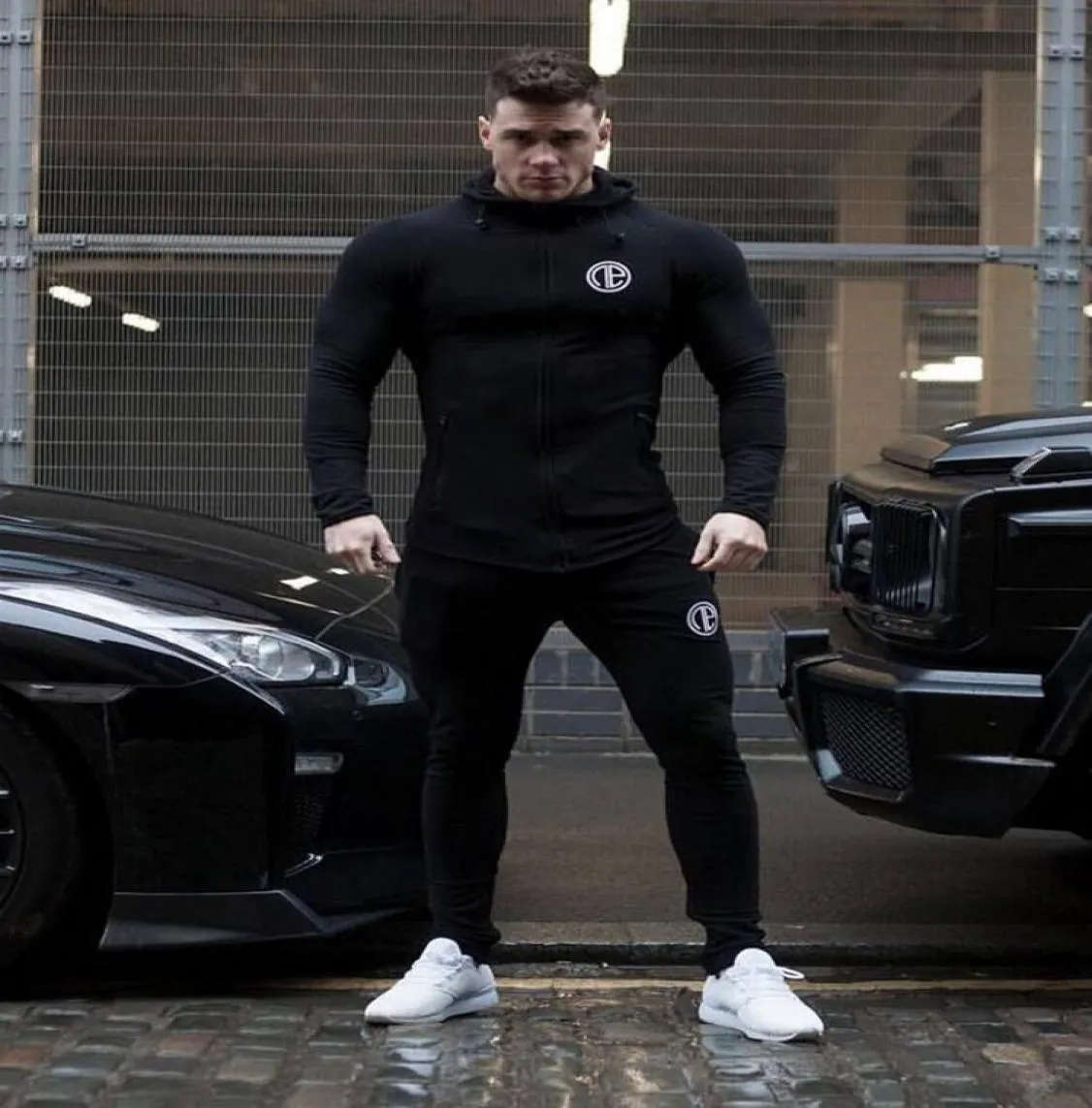 Brand Autumn Sport Suits Men Fitness Tight Hoodies Joggers Sweatpants Sets Gym Jogging Tracksuits JacketPants Running Set Male1972856