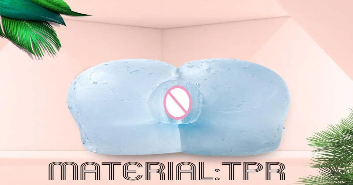 Transparente Arschsimulation weibliche Hüfte Vagina Modell männliches Silikon manuelle Erwachsenenprodukte Sexspielzeug für Männer X07278893282
