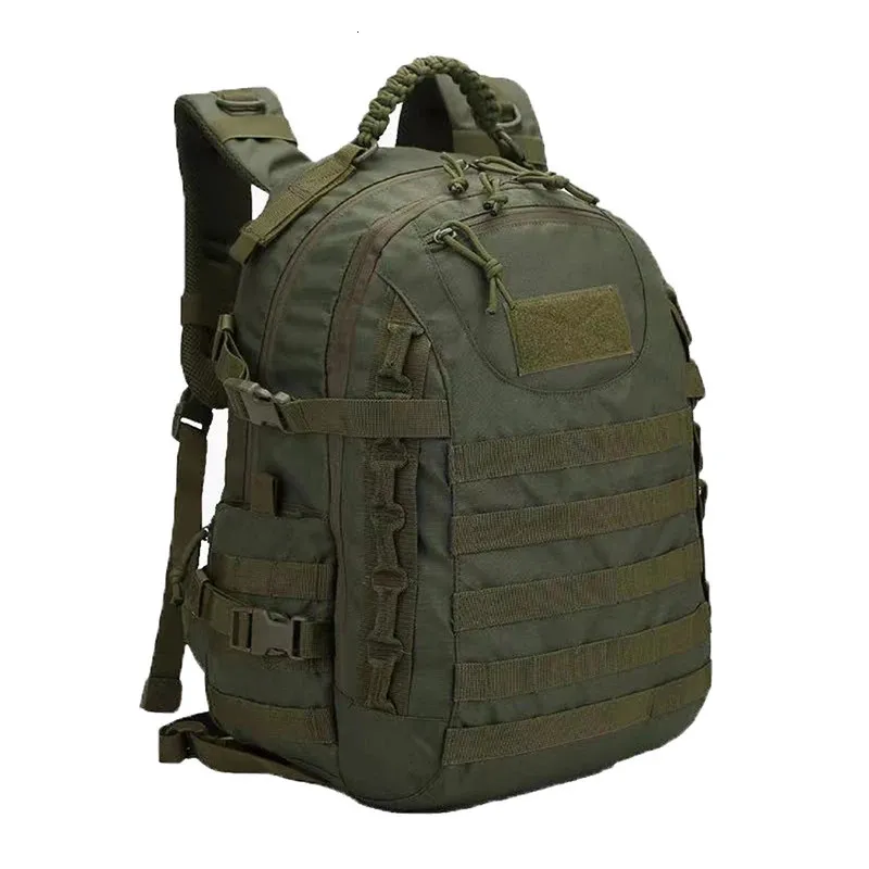 35L Camping Backpack Waterproof Trekking Fishing Hunting Bag Military Tactical Army Molle Climbing Rucksack Outdoor Bags mochila 240110