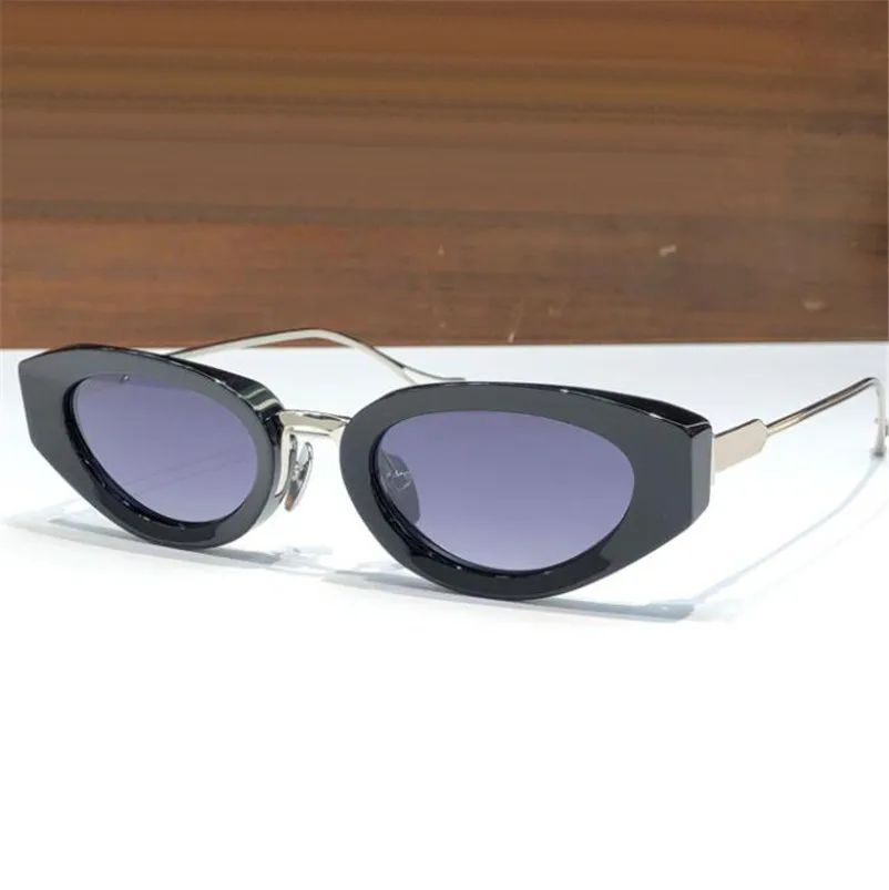 Nowy projekt mody Małe owalne okulary przeciwsłoneczne 8259 Octanowa Rama Ramka Retro Kształt Prosty i obfity styl wysokiej klasy Outdoor Uv400 Ochronne okulary ochronne