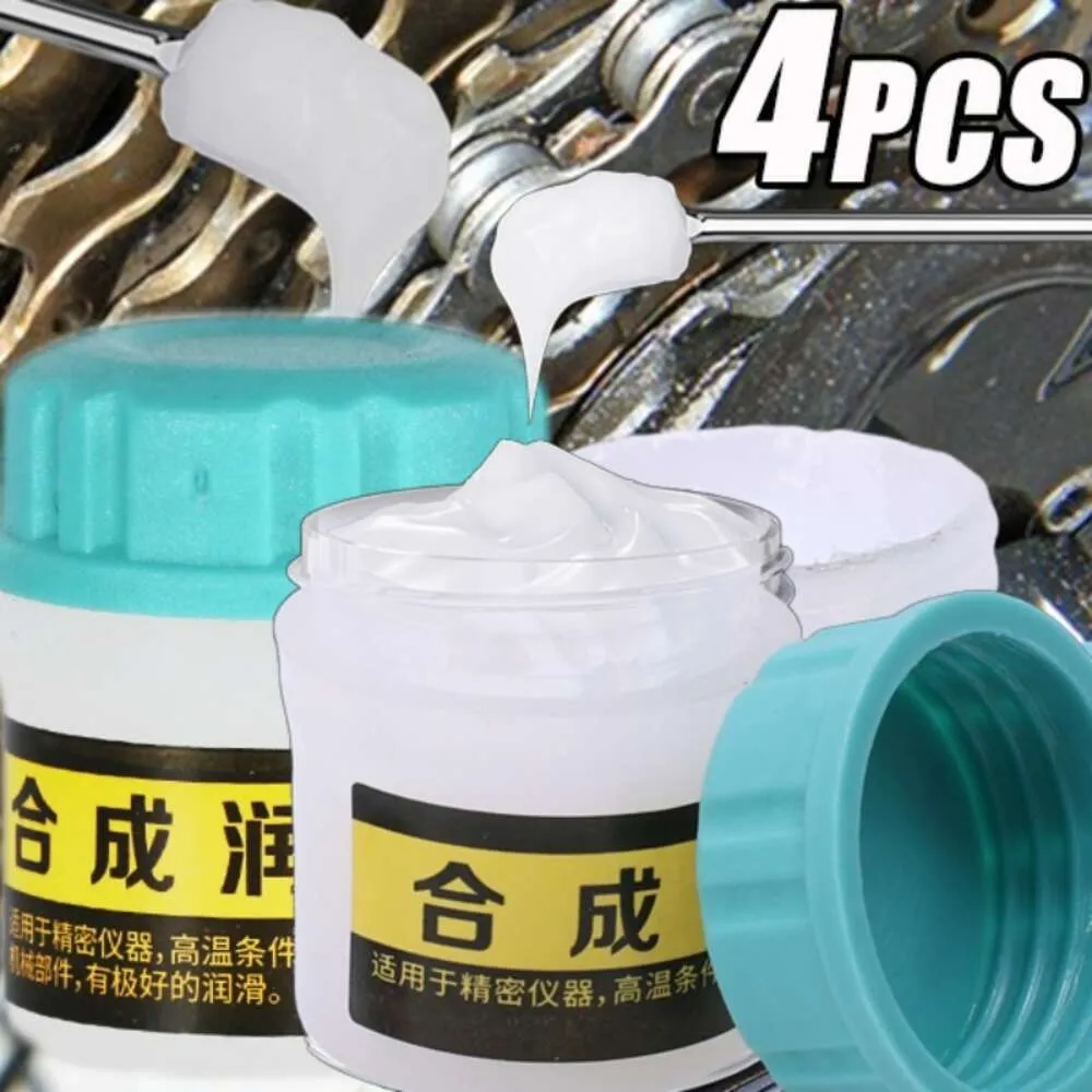 New White Synthetic Lubricating Grease for Car Sunroof Door Keypad Satellite Shaft Rail Gear Bearing Mechanical Silicone Oil Grease