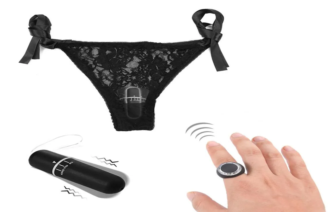Nuovo vibratore a proiettile stimolatore del clitoride con telecomando vibratore con biancheria intima di pizzo mini vibratore giocattoli del sesso per le donne Giochi per adulti C3478299