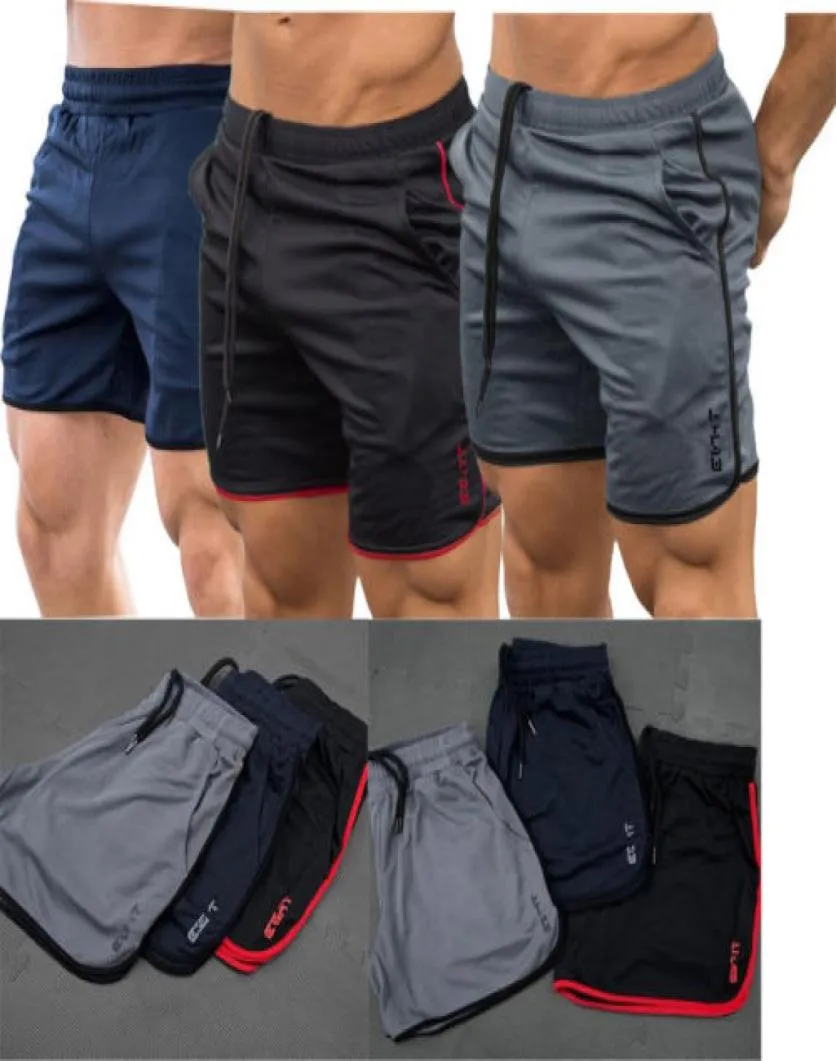 Mens Tech Fleece Shorts Quick Dry Shorts 2018 Summer Lounge Sports Running Line Draphstring Workout joggers sports M2XL3657605