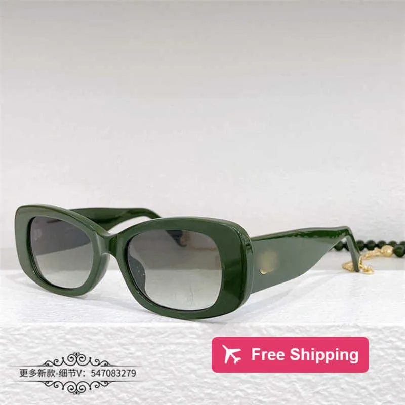 Designer Sunglasses Xiaoxiang Individuality ins Same sunglasses Female Fashion Double C Box Chain Sunglasses ch5488 YW4K