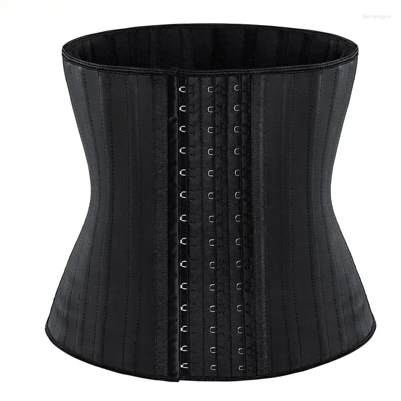 Damen Shapers Frauen Korsetts Unterbrust Bustier Latex Sportgürtel 25 Stahlknochen Schlankheitskorsett Workout Body Shaper Taillentrainer