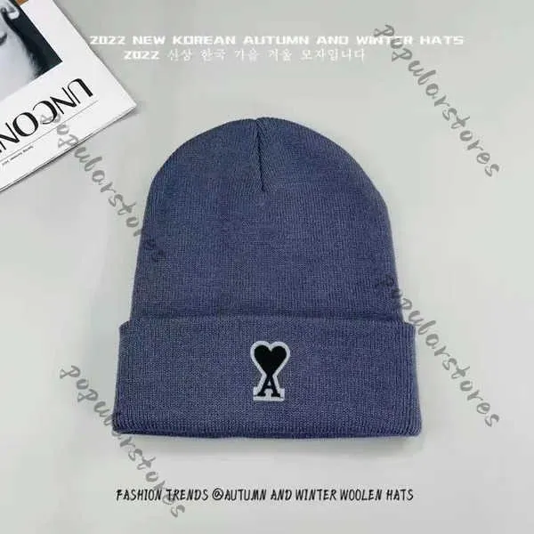 Beanie Luxury Ami Knit Hat For Women Designer Beanie Cap Sweater Hat For Men Cycling Warm Par Ski Cold Hat Time Limited 8B7F