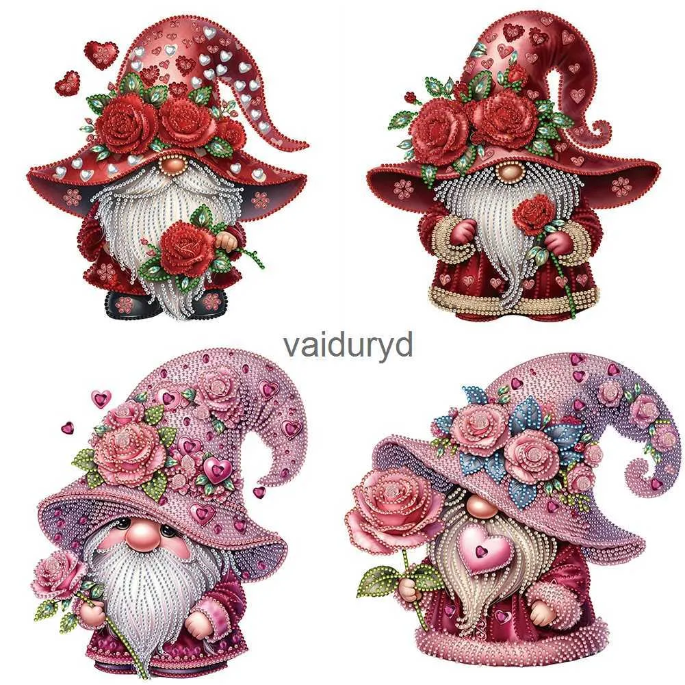 Diamond Painting 5D DIY Partial Special Shaped Drill Diamond Painting Valentines Day Gnome Decorvaiduryd