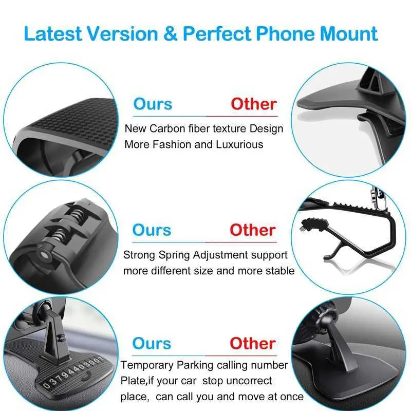 Phone-Holder-HUD-Car-Dashboard-Phone-stand-360-Rotation-Adjustable-GPS-Car-Clips-holder-for-Universal (2)