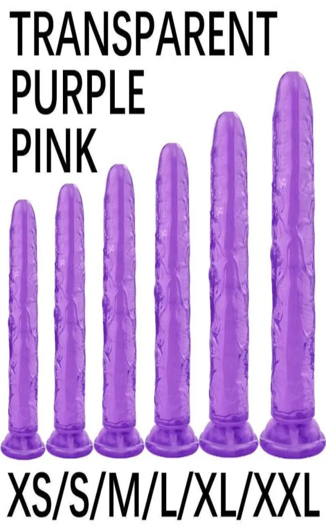 Forte Ventosa Geléia Grande Vibrador Realista Chupando Pênis Enorme Dick Butt Plug Anal Sex Toys para Mulher Adultos Homem Falos Shop 210628455081