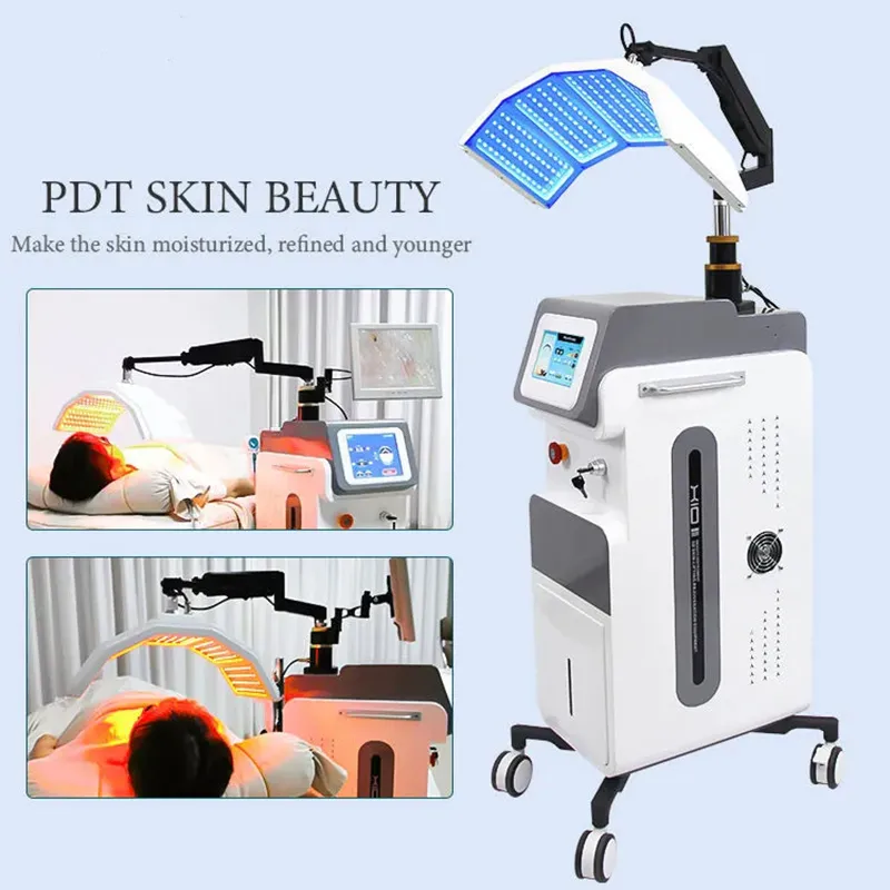 7 Färg LED -ljusterapi PDT LED -ansiktsfotodynamisk terapi för hudföryngring LED Wrinkle Remover Acne Treating Skin åtdragningsmaskin