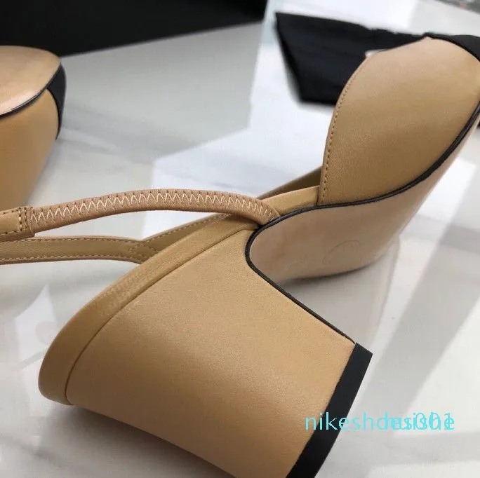 2024 klackar pumpar slingbacks sandaler mular lägenheter beige grå klänning xx1