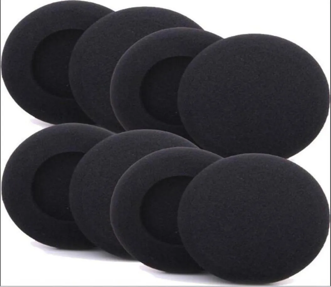 20st Foam Ear Pads Ersättning Mjuk svampskum Hörlurar Örtelefon täcker öronplattor 50 mm diameter5237102