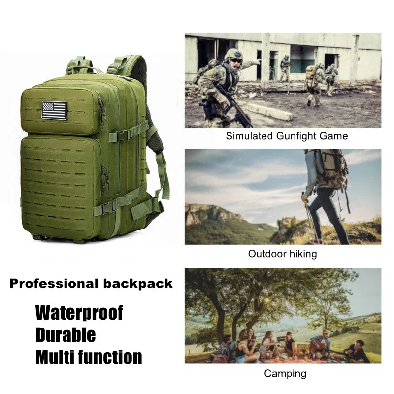 354550L 900D Nylon Mochila Impermeable Mochilas Militares Al Aire Libre Deportes Tacticos Camping Senderismo Trekking Pesca Bolsa De Caza 240110 De 47 21 DHgate